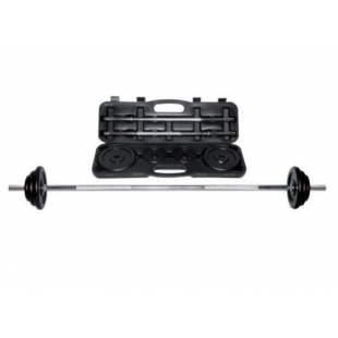 Set uteži v kovčku 25kg, kovinski